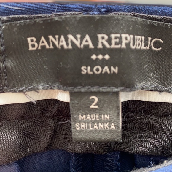 Banana Republic Sloan navy blue pants - Picture 2 of 6